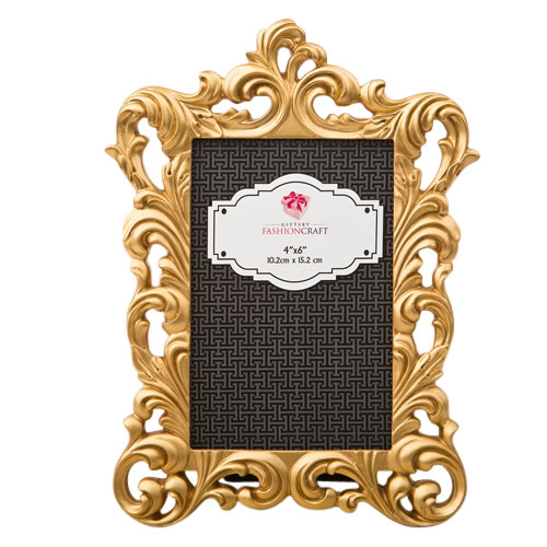Baroque gold metallic frame from gifts by Fashioncraft® - Image 7