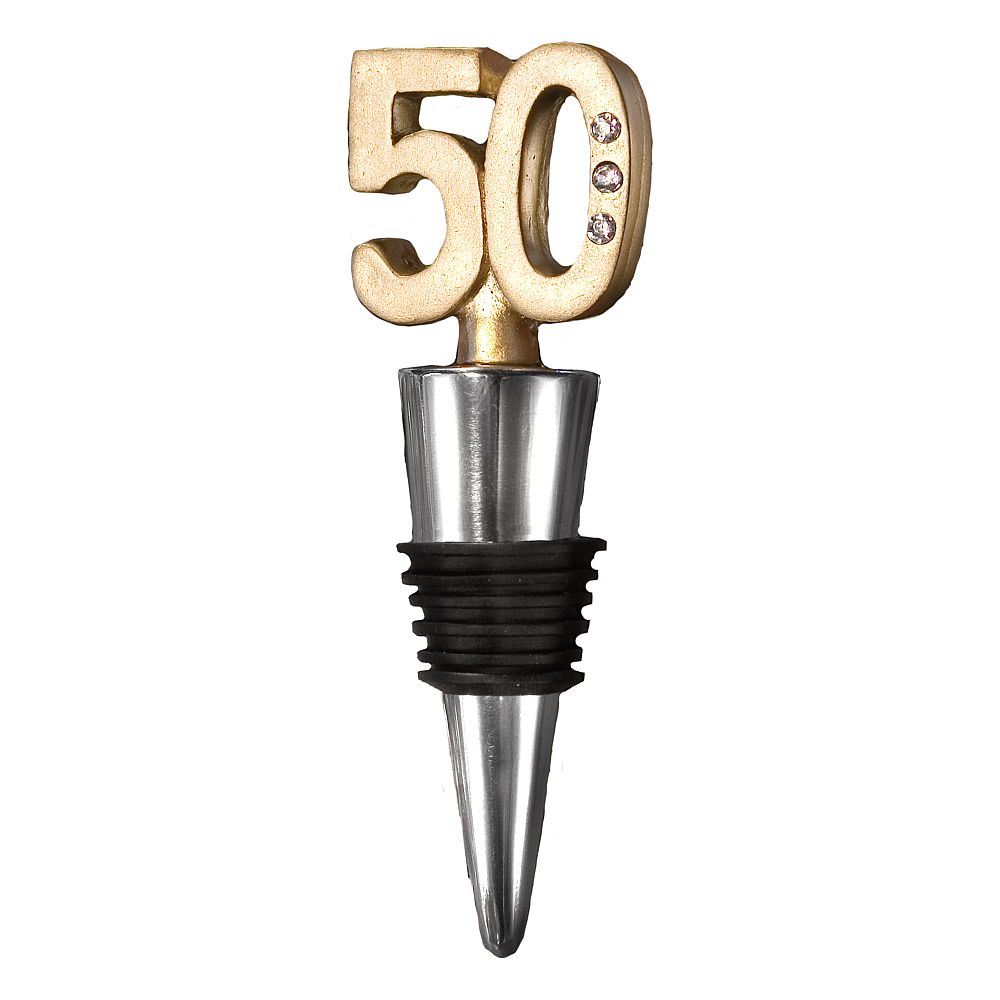 50Th Anniversary Wine Bottle Stopper Favors - Image 5