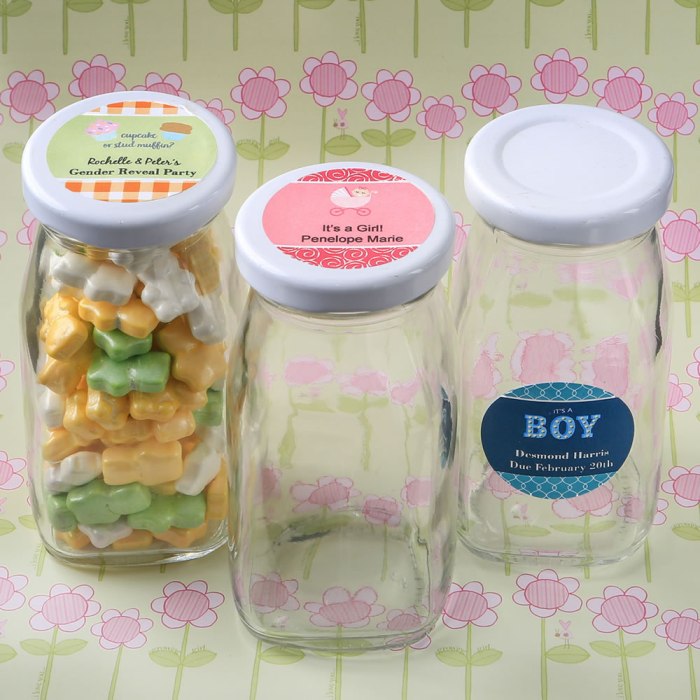 Personalized expressions medium size glass vintage milk bottle - baby