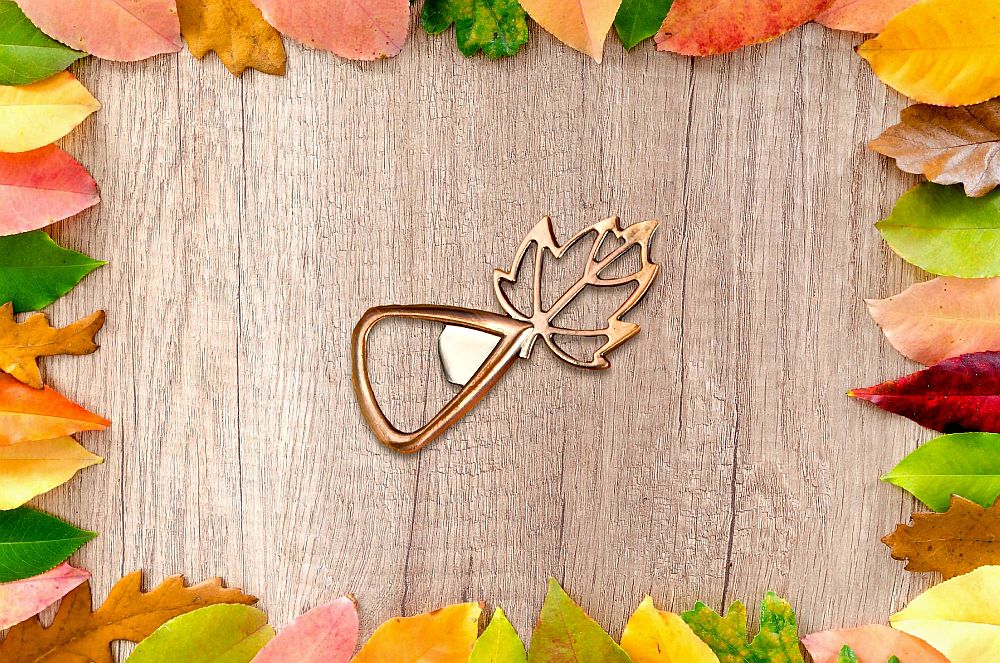 Autumn Magic Collection Leaf Design Bottle Openers - Image 3