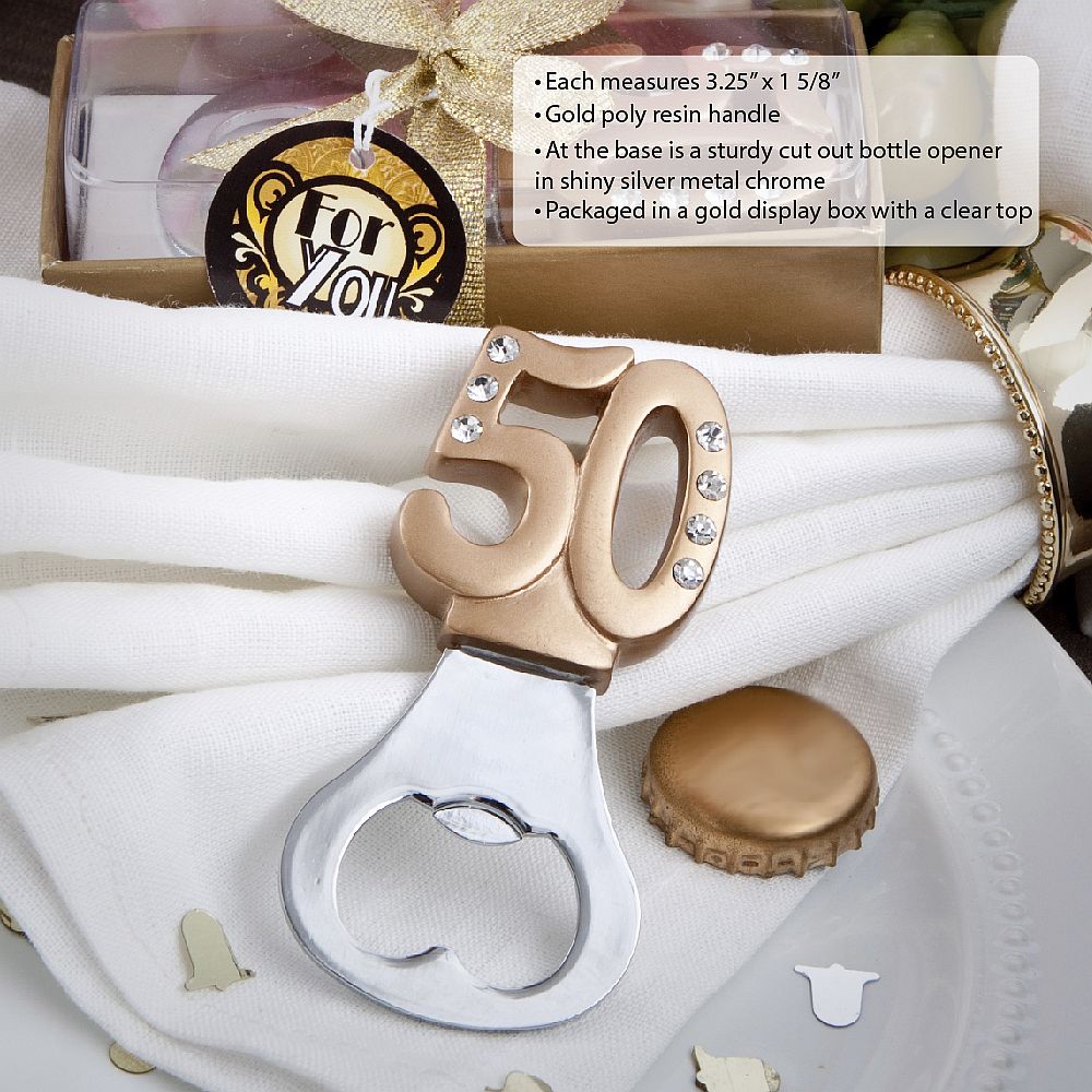 50th Design Bottle Openers - Image 2