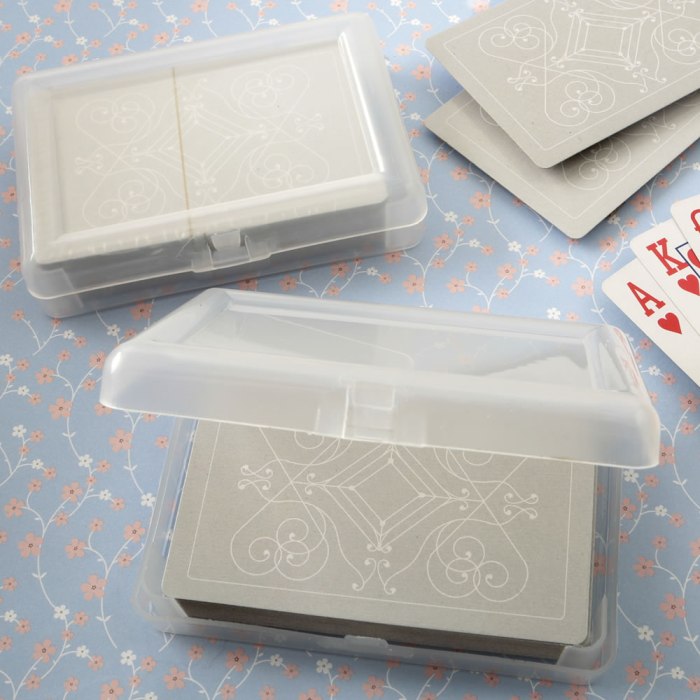 Perfectly Plain Collection designer top playing cards