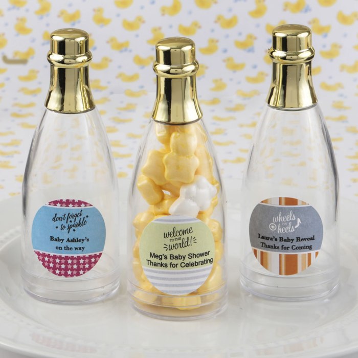 Design your own collection personalized acrylic champagne bottle with gold foil top