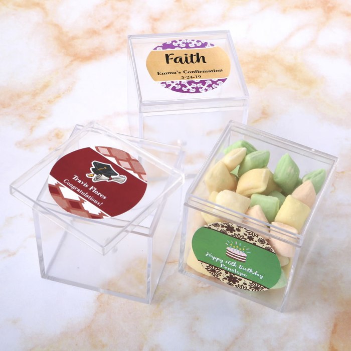 Personalized expressions Square Acrylic Box