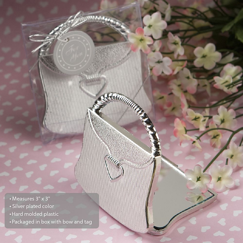 <em>Elegant Reflections Collection</em> Purse Design Mirror Compacts - Image 2