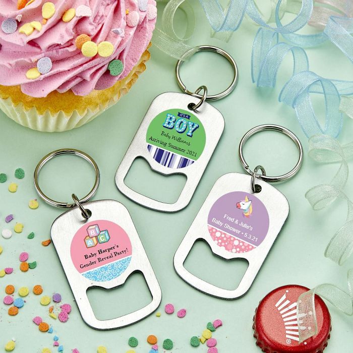 personalized expressions stainless steel small key chain bottle opener