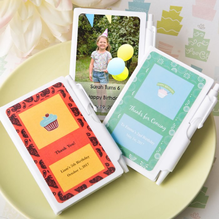 personalized notebook from Fashioncraft&reg;- birthday design