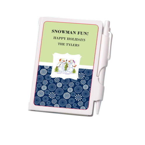 Personalized Notebook Favors - Holiday Themed - Image 2