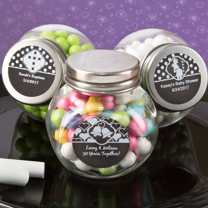 Chalk Board Collection Candy Glass Jar