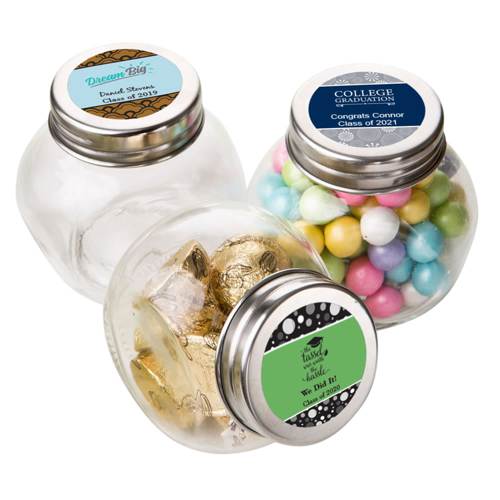 Personalized Glass Jar - Graduation - Image 2