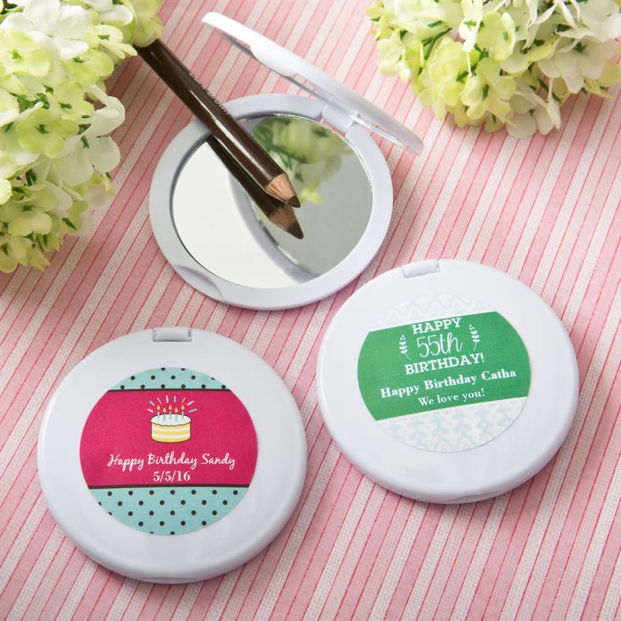 personalized compact mirror from Fashioncraft&reg;- birthday design