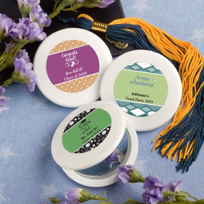 Personalized Expressions Collection Mirror Compact Favors - Graduation