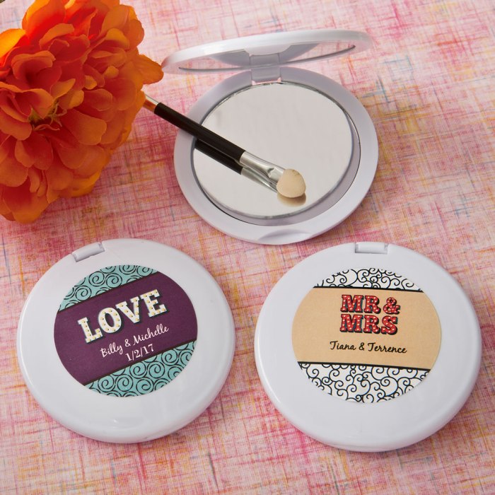 personalized compact mirror from Fashioncraft®- Marquee design