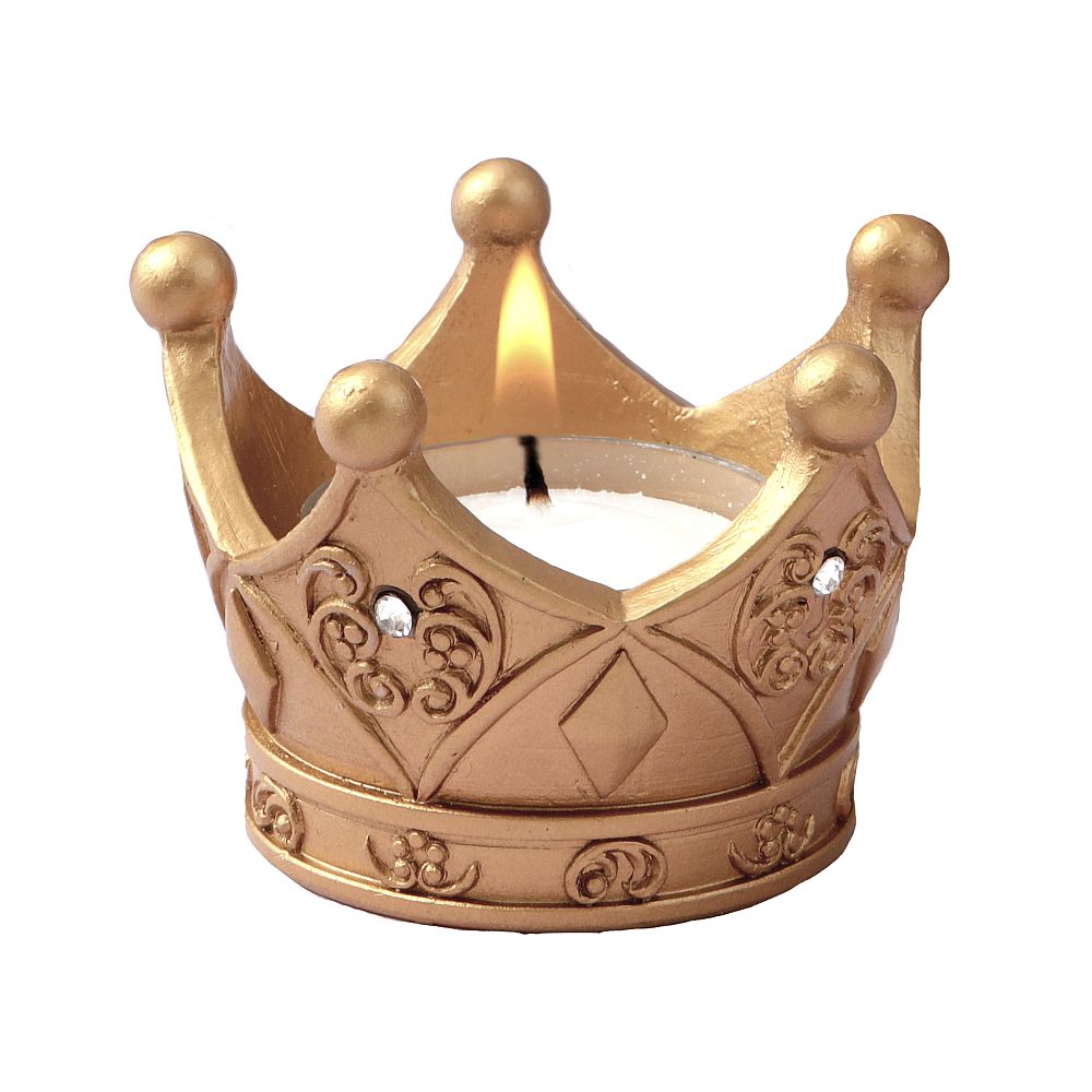 Royal gold Crown tea light candle from Fashioncraft® - Image 5