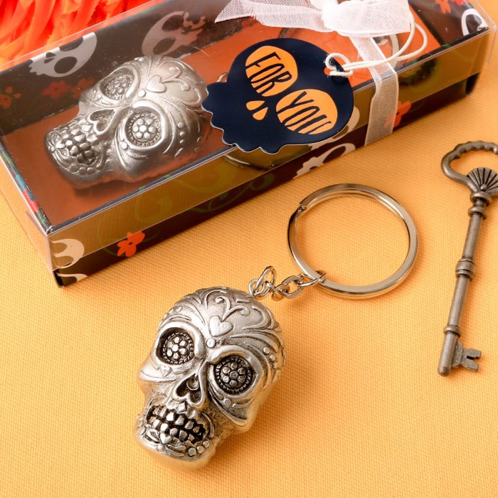 Sugar Skull  key chain from our Day of the Dead Collection