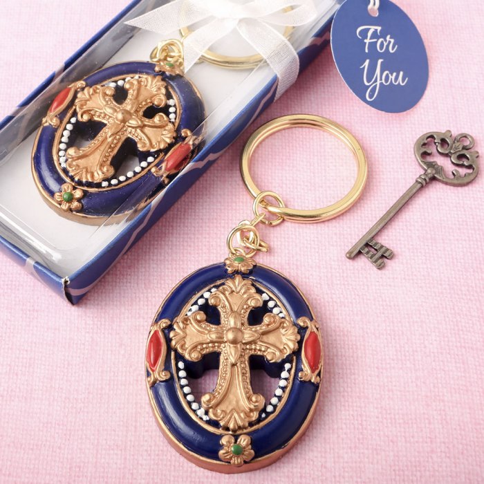 Gold Cross themed Keychain from Fashioncraft®