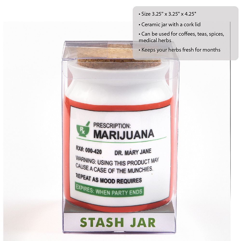 stash jar - prescription - large - from gifts by Fashioncraft® - Image 3
