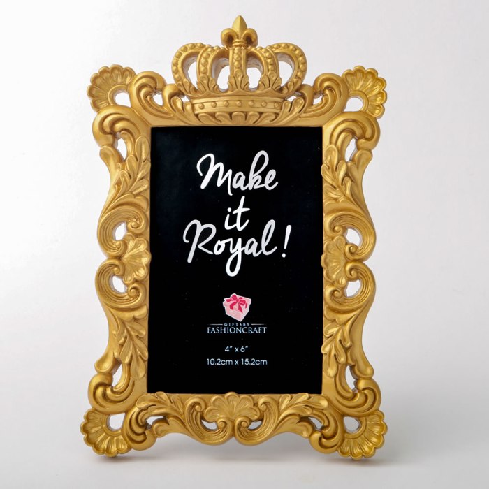 Magnificent Gold Crown 4x6 frame