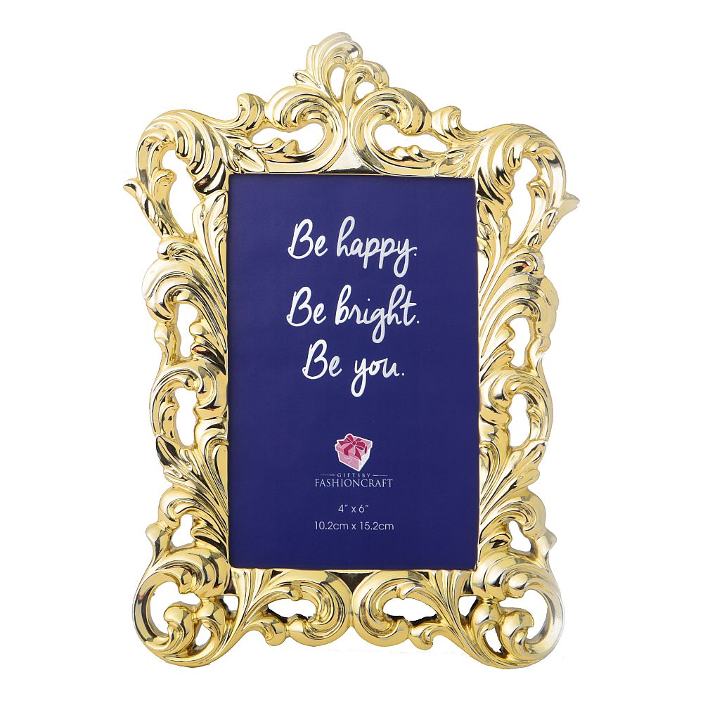 Baroque style gold electroplate 4x6 Frame - Image 6